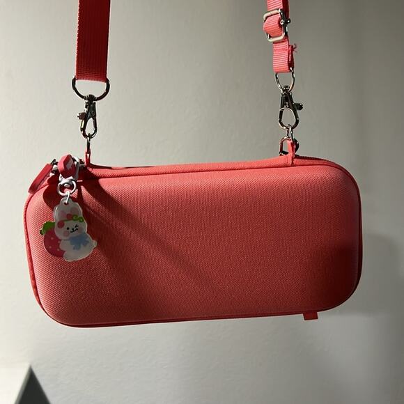 Nintendo Switch Lite Coral Handheld Console - Picture 3 of 12